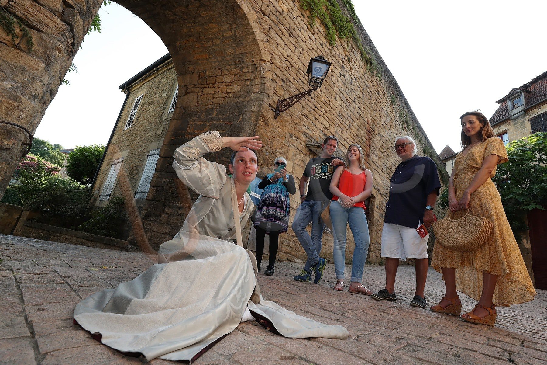 Reportage Illustation Sarlat Perigord Figurants 16