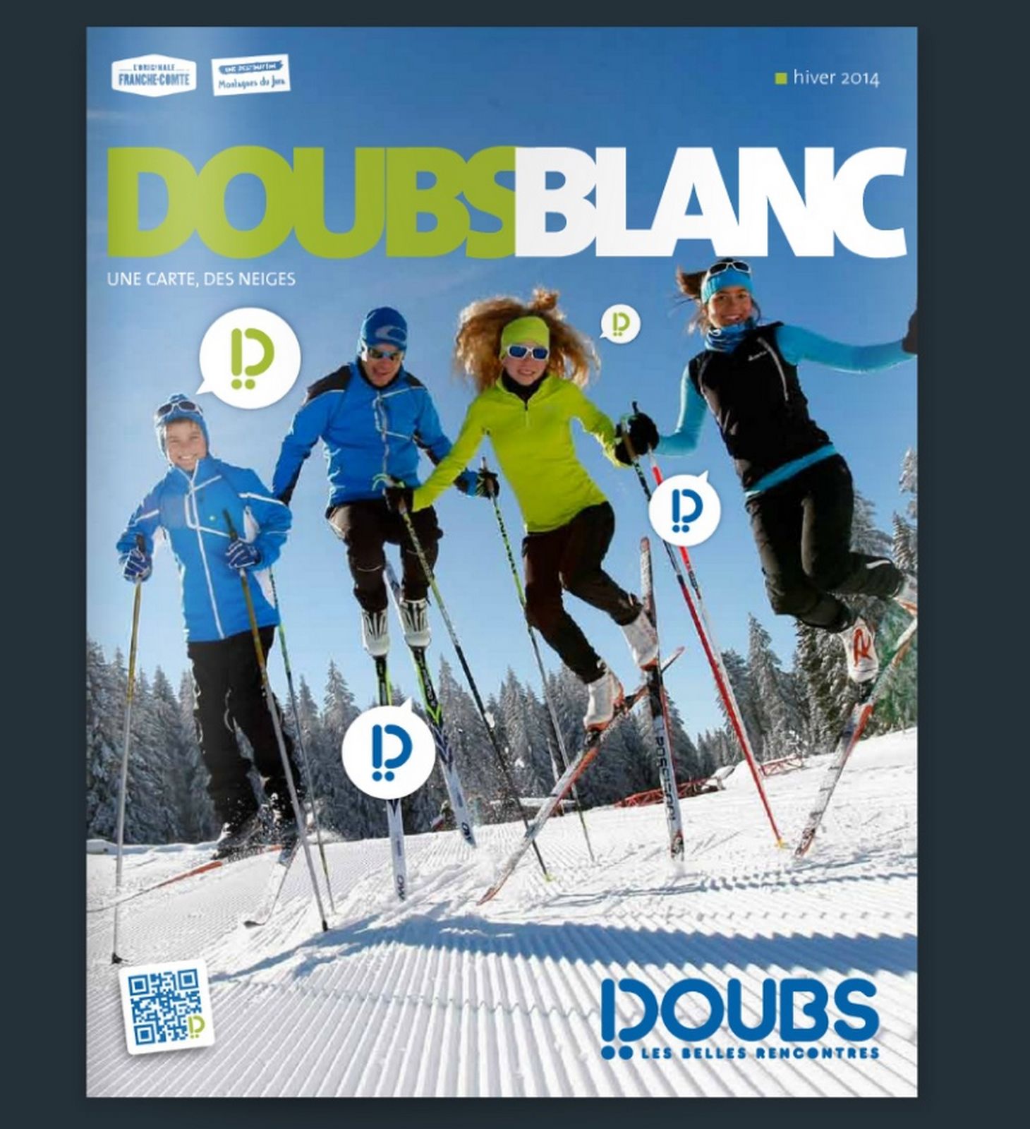 Photo de skating publiée sur le magazine des stations de ski du Doubs