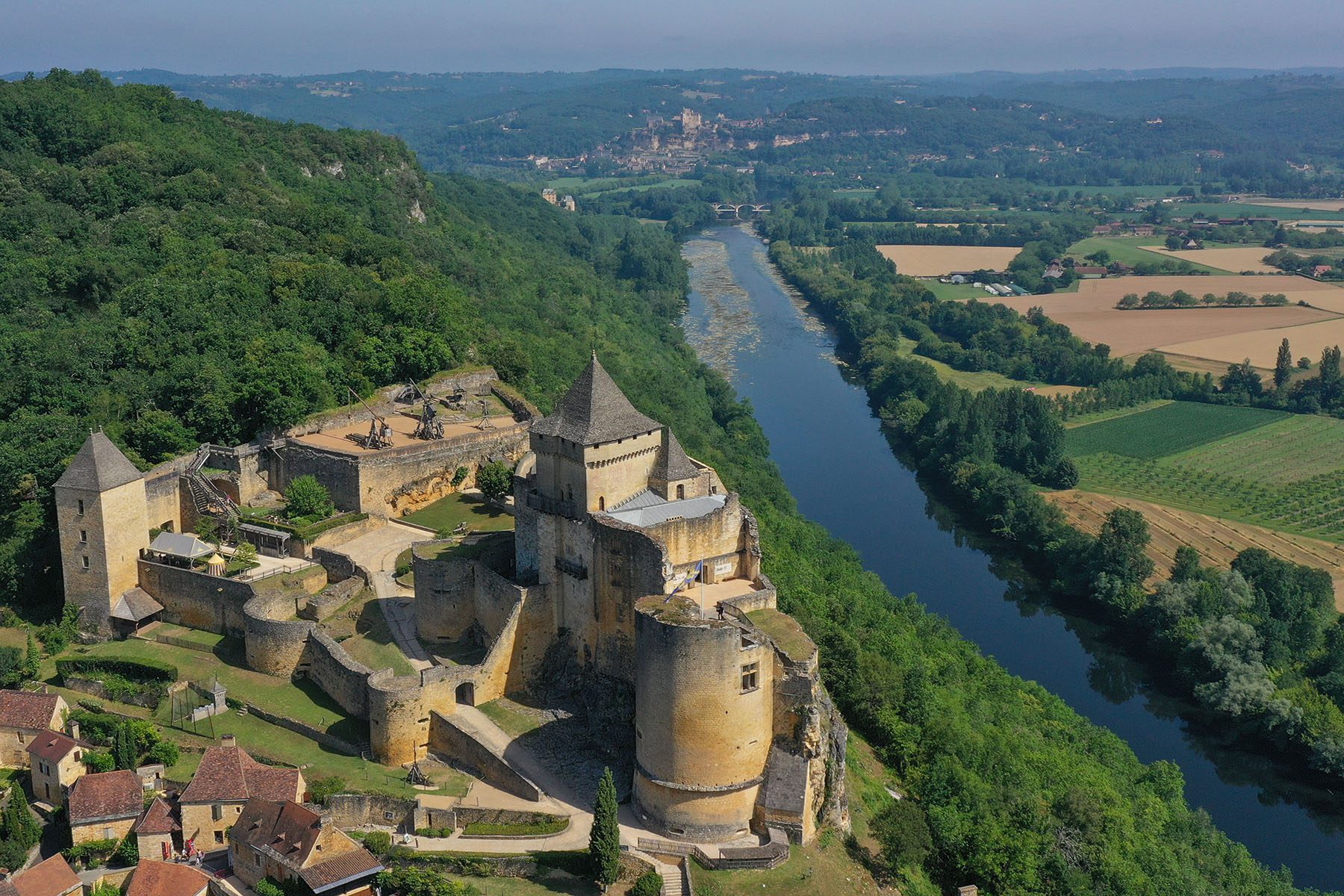 Photo de Castelnaud la chapelle en drone